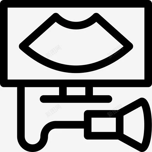 超声影像放射学图标 设计图片 免费下载 页面网页 平面电商 创意素材-花瓣网