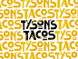 Tyson's Tacos texas austin restaurant cut mexican lockup branding typography logo taco
