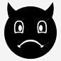恶魔表情符号图标高清素材 恶魔 表情符号 免抠png 设计图片 免费下载