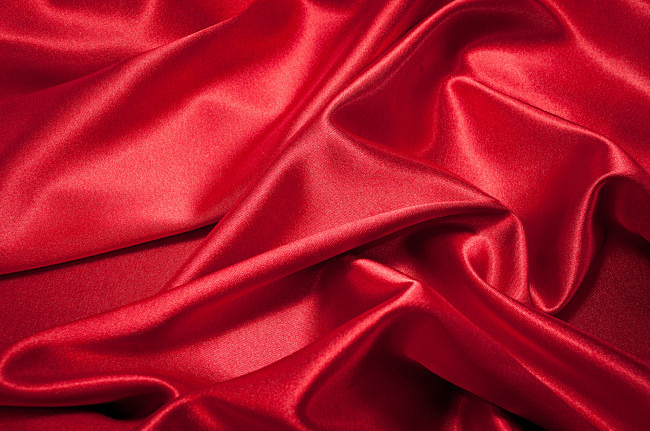 大红色丝绸背景