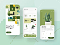 观赏观叶！12组绿植商店APP界面设计灵感