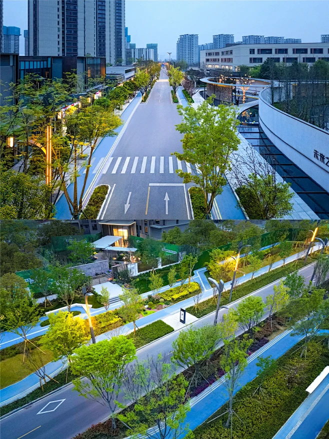 【线性景观】成都未来之城公园街道-花瓣网