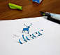 土耳其设计师Tolga Girgin手绘3D字体新作