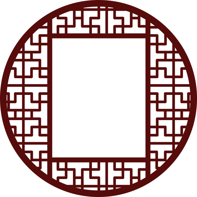 中国风花窗素材