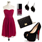 A fashion look from November 2013 featuring J.Crew dresses, Christian Louboutin pumps and Forever 21 shoulder bags. Browse and shop related looks.