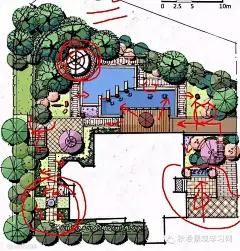 40张别墅庭院设计【学生作品】点评 | 第四讲 : 秋凌景观方案班【10期】网络教学记录：本次作业展示秋凌方案网络学习的第二阶段，这是首次接触相对较小的项目：庭院设计。学生中大部分人基础都比较弱（有的甚至接近零基础）那么在教学过程中，“逻辑分析”学习方式...