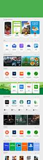 Redesign of Google Play : Google is a big ecosystem with hundreds of different services redesigned by Flatstudio, Lisbon, Portugal.
