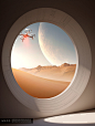 Mars Exploration 15款未来科幻机器人火星太空探索广告主图视觉海报设计ps分层素材 - UIGUI
