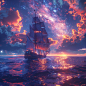 millnerjosh614_Pirate_ship_sailing_into_a_bioluminescence_sea_w_6371e9b7-6245-4011-8a59-d649b3899d9d