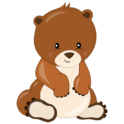 小熊可爱卡通动物png免抠图