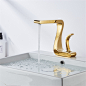 15.25US $ 39% OFF|Tuqiu Basin Faucet Gold Bathroom Faucet Mixer Tap Brass Wash basin Faucet Hot and Cold Sink Faucet New Modern|Basin Faucets|   - AliExpress : Smarter Shopping, Better Living!  Aliexpress.com