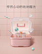 babycare奶瓶收纳箱晾干架 婴儿奶瓶沥水架宝宝餐具收纳盒带盖防-tmall.com天猫