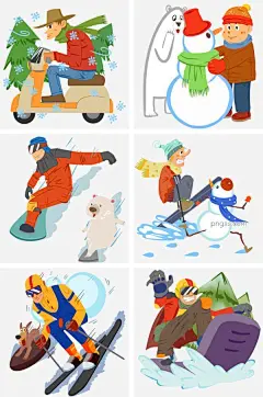 手绘冬季旅行套图插画图片大小2000x3020px 图片尺寸23.07 MB 来自PNG搜索网 pngss.com 免费免扣png素材下载！创意旅行插画#冬季旅行#欢快的旅行#手绘旅行插画#装饰图案#