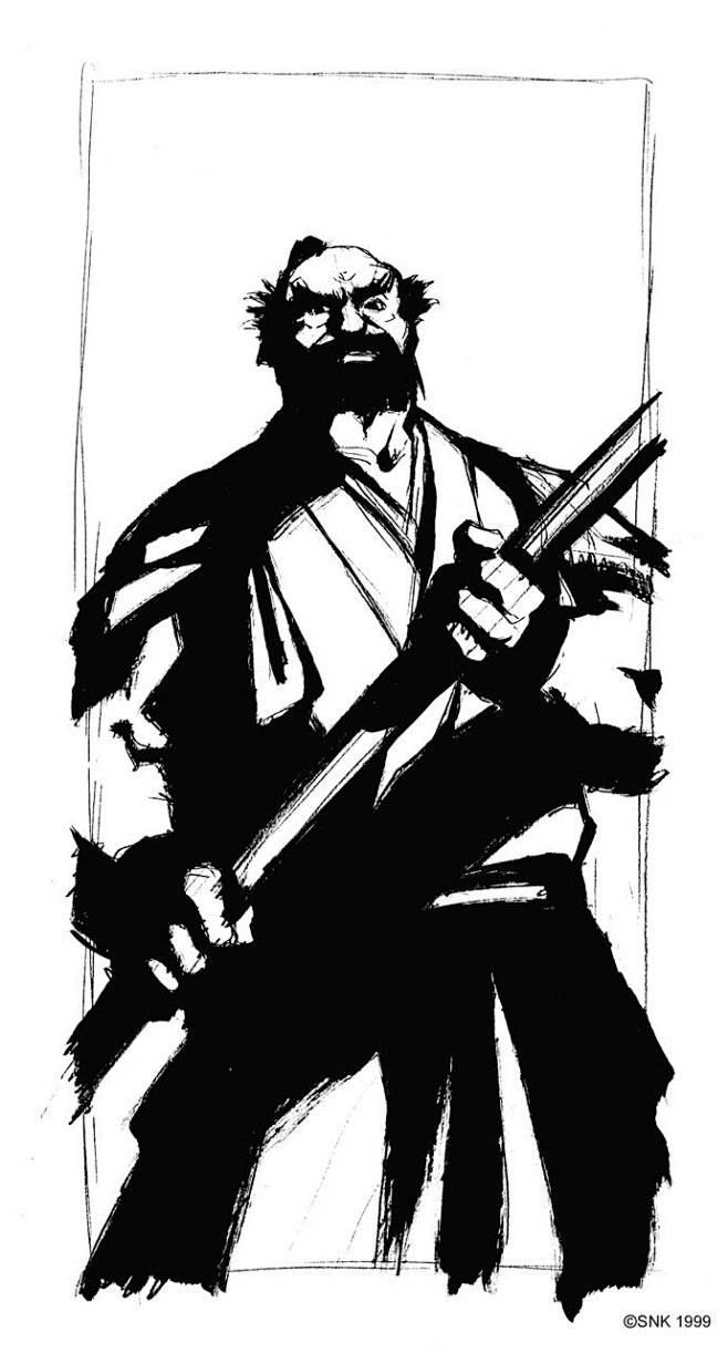 水墨风格侍魂人物造型赏设计路上网页设计网站建设平面设计爱好者交流