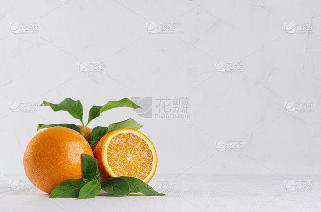 轻的,组物体,现代,白色,柔和,清新,叶...