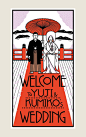 日本的Takeuma是一名自由插画师，其为朋友设计了一组婚礼海报，充满了浓浓的名族风格味道，很温情，很有爱。【Hany出品，喜欢分享】_【平面综合◈01】 _T2019113 #率叶插件，让花瓣网更好用#
---------------------------------------
我在使用【率叶_花瓣的嫁衣】，一个使用花瓣网”效率更高“的浏览器插件，你也来吧！
> http://jiuxihuan.net/lvye/?yqr=19206503