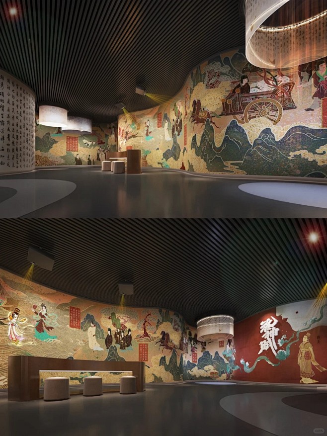 非遗文化馆·展厅设计｜项目分享_1_展厅全案设计研究室_来自小红书网页版图片_feiyikongjian图片素材-花瓣网