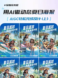 超简单教程，5分钟，AI 教你自制动感海报！
