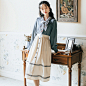 复古风刺绣森系清新长袖衬衫女2020春季打底衫超仙少女系带上衣仙-淘宝网