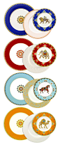 Layering with color. Love the lion!