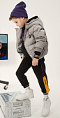 MQD童装男童羽绒服连帽宝宝2018新款冬装加厚保暖外套 儿童羽绒服-tmall.com天猫