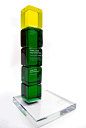 Boral Corporate Awards : Bespoke corporate crystal awards.