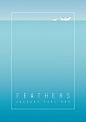 Feathers by James Bradley设计 平面 排版 海报 版式  design  #采集大赛#  【之所以灵感库】