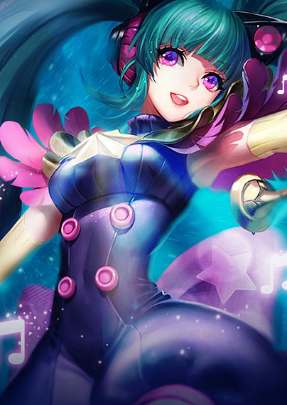 英魂之刃火舞歌灵皮肤原图及价格大全萌妹子音波助阵cpl