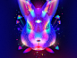 炫彩icon 渐变icon 透叠构成icon 光效icon 50_fantastic_wolpertinger1