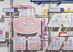 日本资生堂SHISEIDO BEAUTY PLAYGROUND标识导视设计，hokkyok作品。-古田路9号-品牌创意/版权保护平台