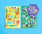 Kids card set A6 - 2x greeting card / postcard - recycled paper - card for kids - postcard kids - cute postcard - kids postcard - kids card : A6 Card Set KIDS (2x) by Marijke Buurlage  This card set contains two cards and are perfect when you are looking 
