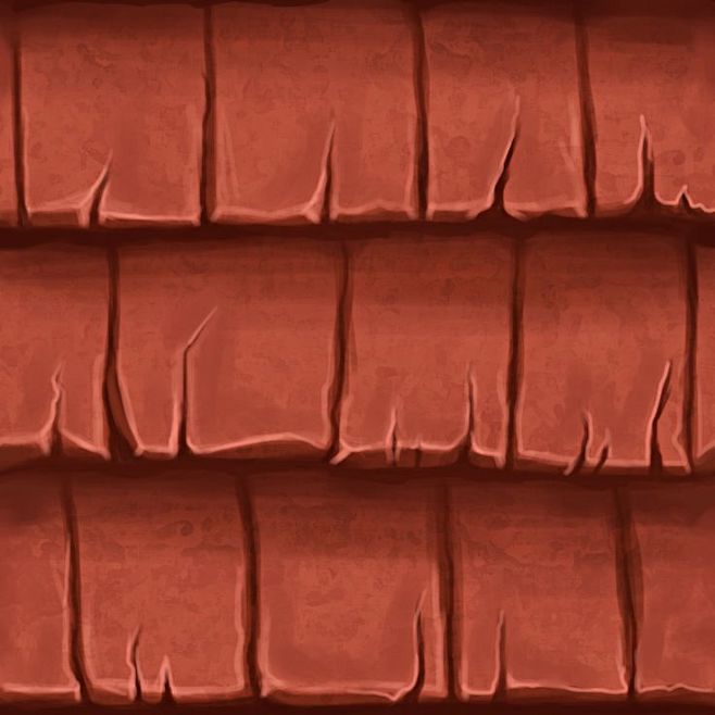 Tile Roof - Handpain...