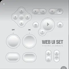 其中包括图片：Ui assets for inspiration