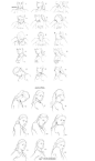 人体结构，太TM难画了！（干货素材） 
#我们来聊画画# 
喜爱画画，想画好人物的朋友们，掌握人体动态结构，是必不可少的事。尤其从事连环画和插画及美术教育行业。
一切讲效率的现在，能够短时间完成许多画面，描绘体会诸多的人体动态，即使技巧再熟练，非常有经验也难做到，找素材资料耗费大量时间。这里我们为大家整理干货素材，供参考学习！

人体动态
人体结构的掌握，是绘画里的一大重点。大家吸收知识，稳固能力，这篇合集是最适合大家的资料。加油！
画人体之前，首先要了解整体的框架——透视，比例，骨骼，肌肉
掌握内在的人