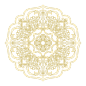 传统古典角花花纹