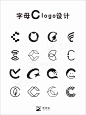 200个C字母的创意logo设计-12