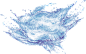 水花、飞溅