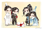 #天官赐福#摸个新文贺图，其实是忘羡和冰秋【。来，让我们恭喜这对新蛋…… ​​​​