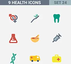 矢量手绘医疗图标_新图网 https://www.ixintu.com