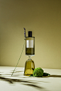 Fragrance green home lavander natural perfume Product Photography scent still life
