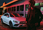 Mercedes CLA with CG Watkins : Hot city nights are evoked as once more, artists from the Berlin studio and photographer CG Watkins worked together on location in Japan, providing on-set support for the second, darker-toned part of  antoni's "Tokyo Ba