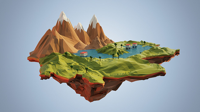 LowPoly : Low polygo...