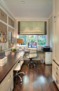 Urbane shingle style Residence - Transitional - Home Office - san francisco - by Polsky Perlstein Architects : Mark Schwartz Photography