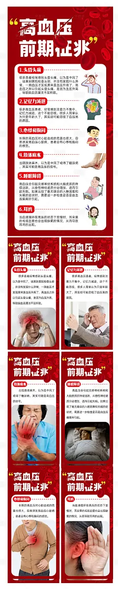 医疗高血压危机系列海报-源文件分享-ywjfx.cn