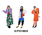12 MONTH FASHION_Tong_illust__插画师作品_涂鸦王国gracg.com