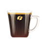 雀巢玻璃杯 透明杯 黑咖啡杯 透明png素材