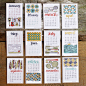 2013 Letterpress Calendar