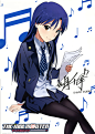 yande 208511 disc_cover headphones kisaragi_chihaya nishigori_atsushi pantyhose seifuku the_idolm@ster