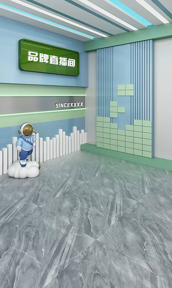 2023直播间背景墙3d立体壁纸直播背景高级感品牌童装服装鞋帽直播带货背景布室内科技感网红直播间背景布-tmall.com天猫-花瓣网