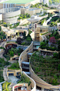landscape architecture + urban design Namba Parks in Osaka, Japan: